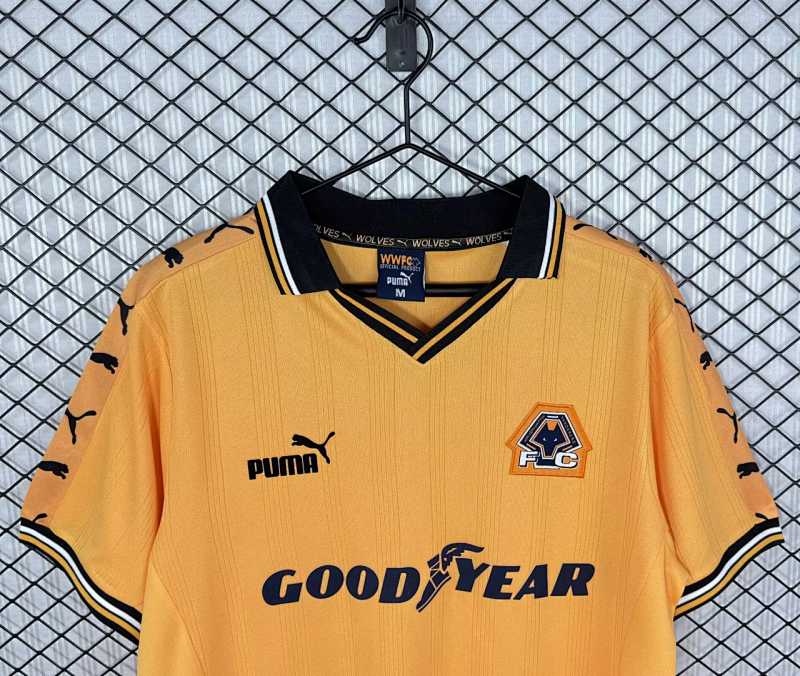1998-99 Wolves Home Retro Fans Version Jersey · 2