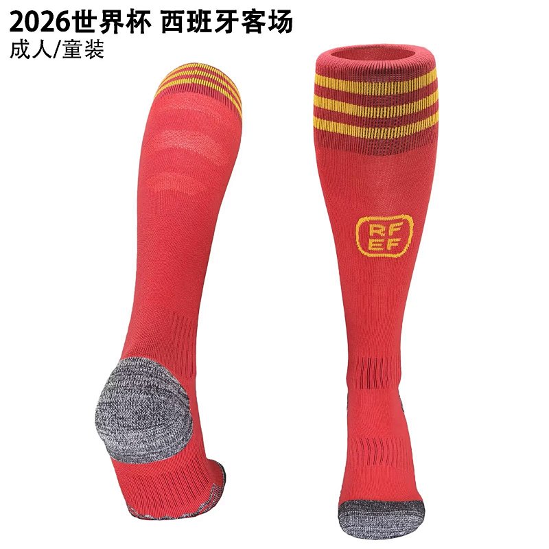2026 Spain Away Adult/kids Socks /