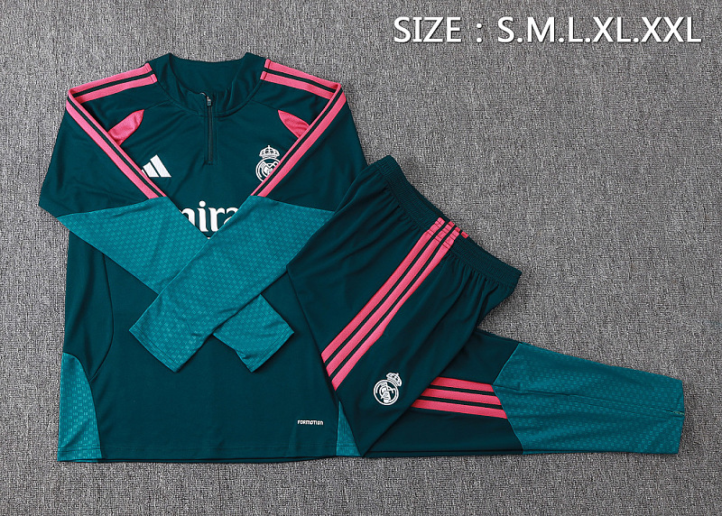 Real Madrid Long Sleeve Tracksuit 5