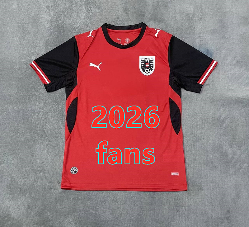 2026 Austria Home Fans 32 Team Jersey 32 · 3