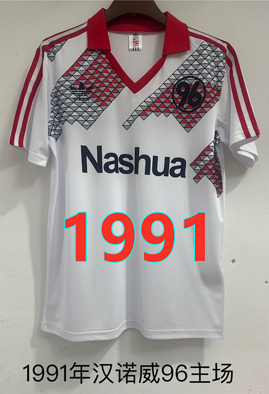 1991 Hannover 96 Home Retro Jersey