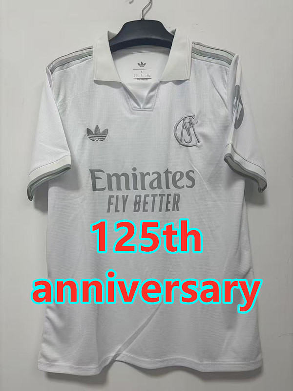 Real Madrid 125th Anniversary Fans Version Jersey 125