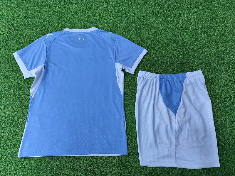 Manchester City Home Kids Player Version Kit 16#-28# 7
