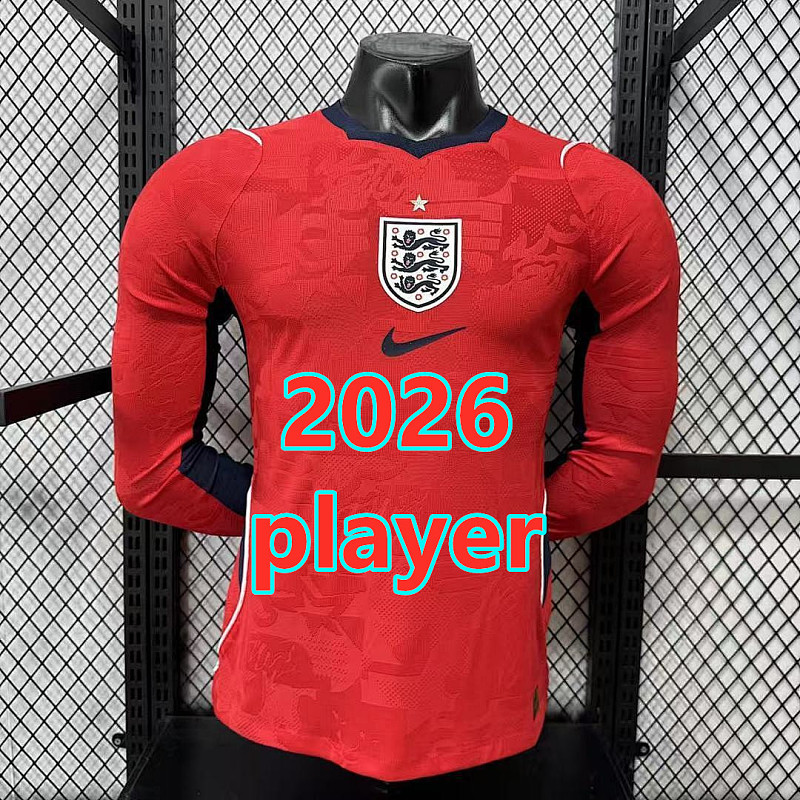 2026 England Away Player Long 8 Team Jersey 8 · 6