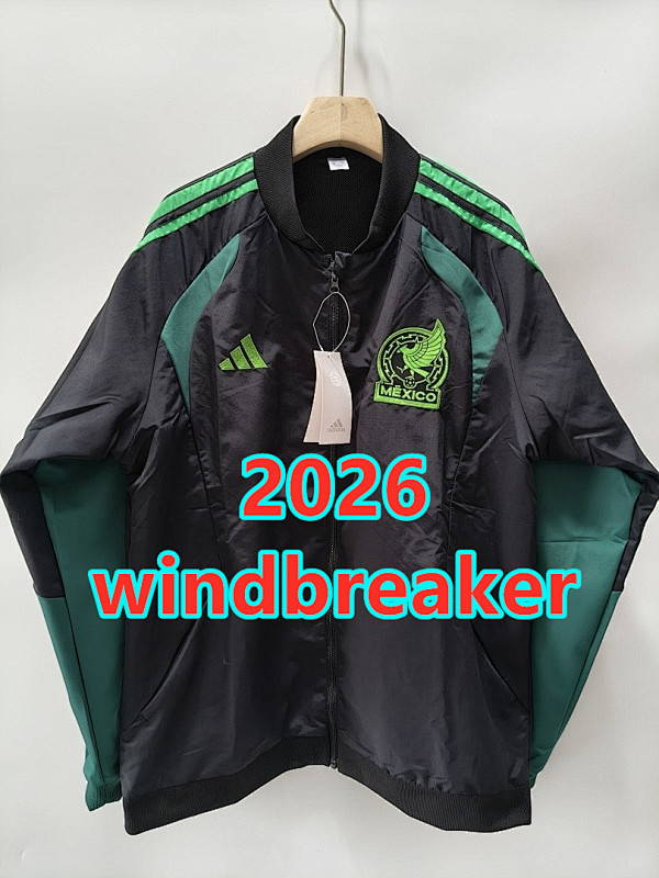 2026 Mexico Embroidery Windbreaker