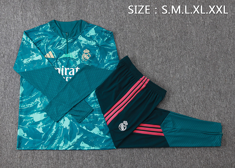 Real Madrid Long Sleeve Tracksuit 5