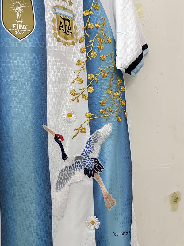 2026 Argentina Home Fans Embroidery Patterns Jersey · 4