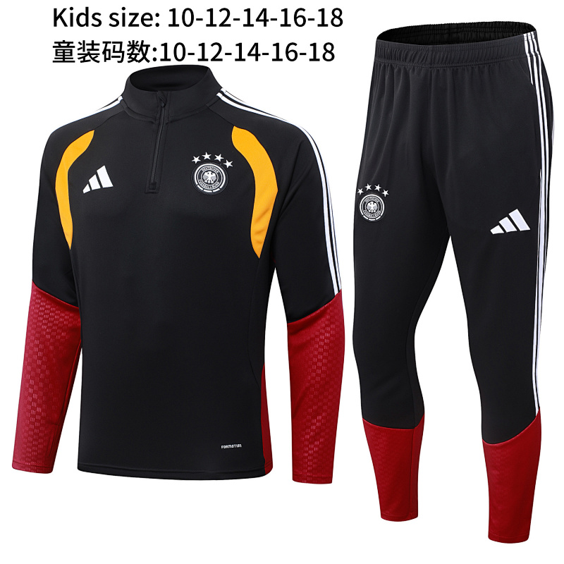 2026 Germany Kids Long Sleeve Tracksuit 10#-18# · 3