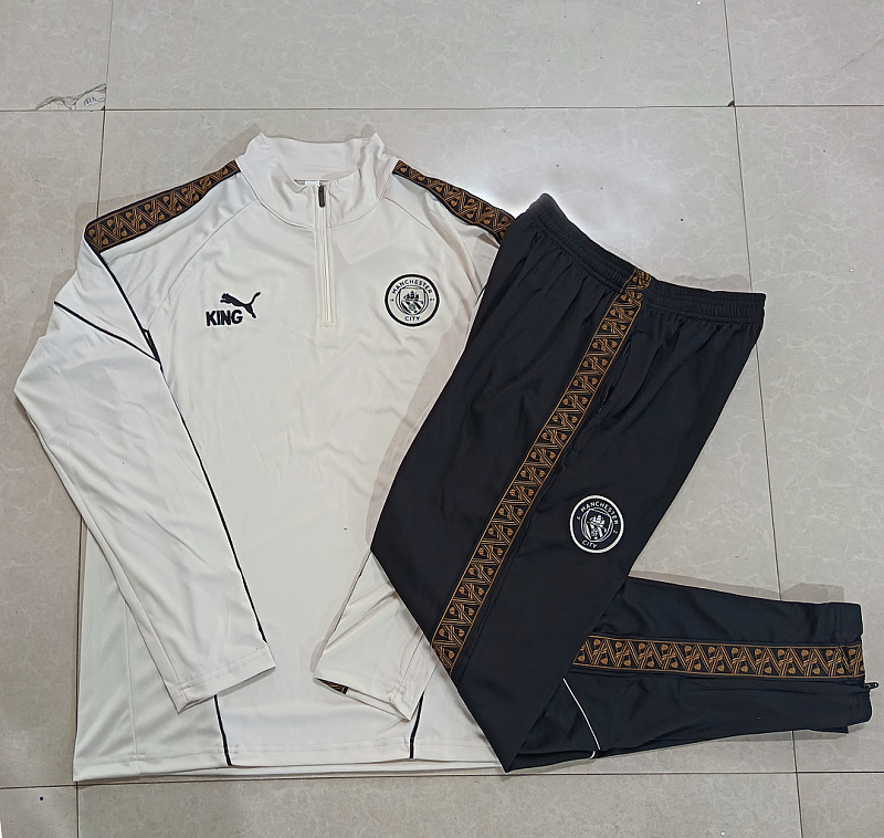 Manchester City Kids Long Sleeve Tracksuit 10#-18# 4