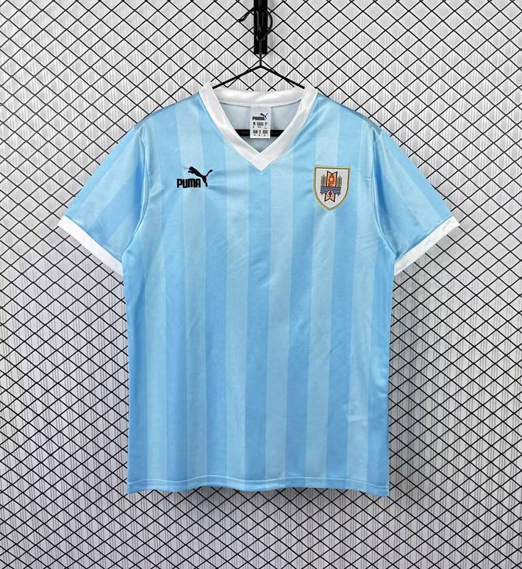 1990 Uruguay Home Retro Fans Version Jersey 5