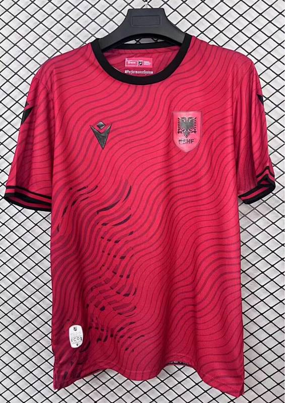 2026 Republic Of Albania Home Fans Version Jersey · 4