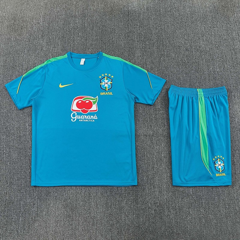 2026 Brazil Kids Short Sleeve Tracksuit 20#-28# · 4
