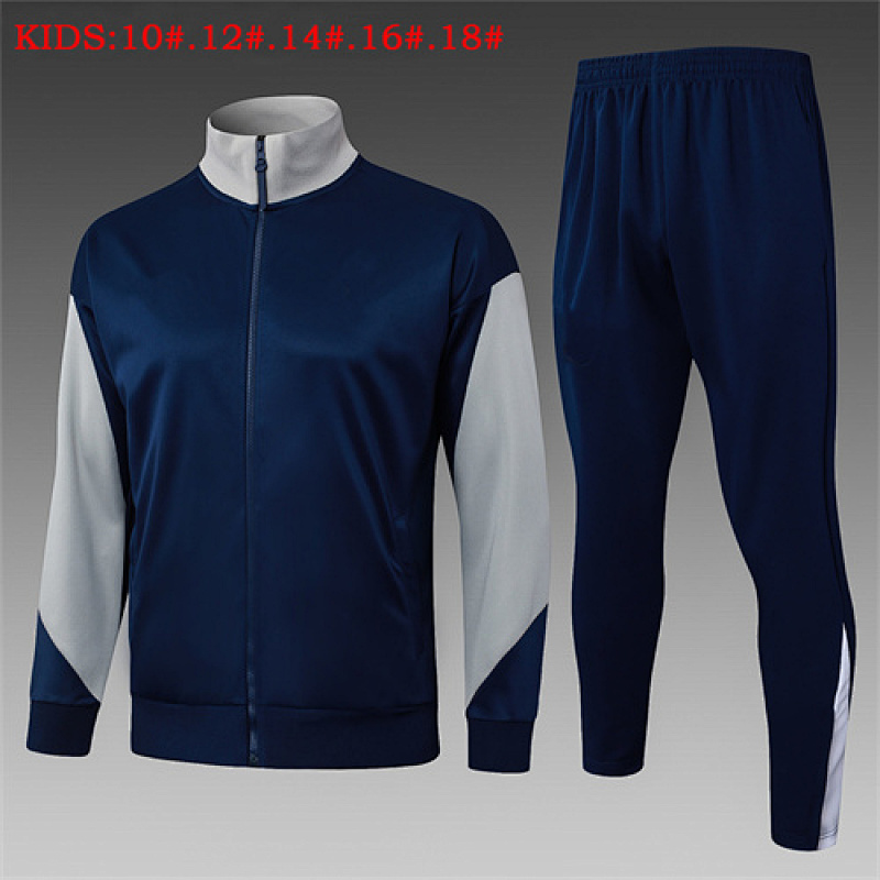 Tottenham Kids Long Zipper Jacket Kit #10-#18 2