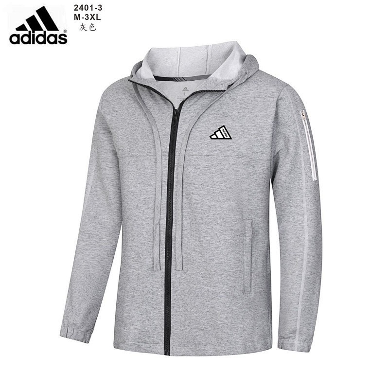 Adidas Long Zipper Hoodie Jacket 8