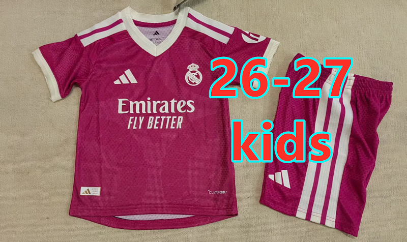 Real Madrid Third Kids Player Jersey+shorts Kit 16#-28# · 3