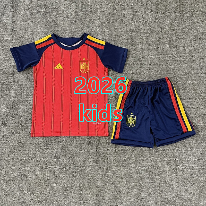 2026 Spain Home Kids 8 Teams Kit 16#-28# 8 · 5