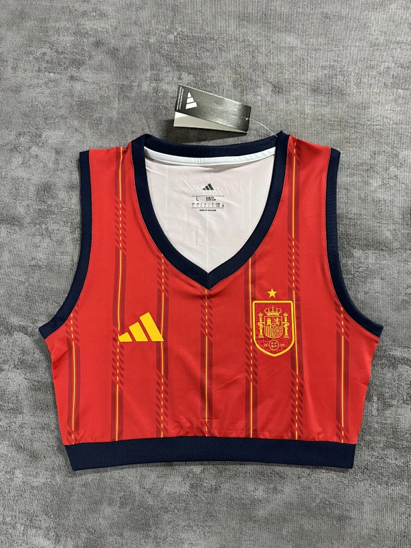 2026 Spain Home Women Vest Jersey · 5