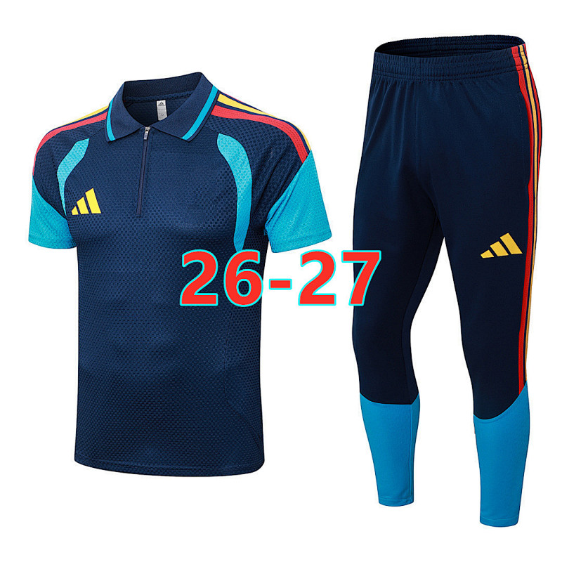 Adidas Short+pants Player Tracksuit Polo