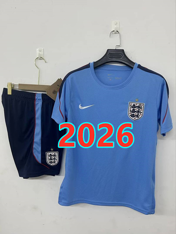 2026 England Short Sleeve Tracksuit Kit