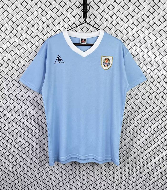 1986 Uruguay Home Retro Fans Version Jersey · 5