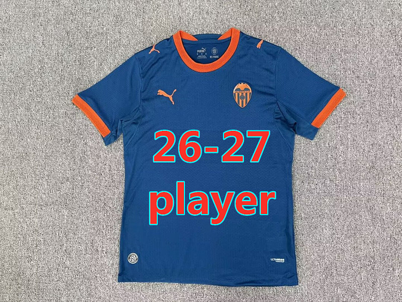 Valencia Away Player Version Jersey