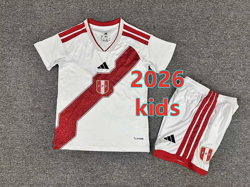 2026 Peru Home Jersey+shorts Kit 16#-28# · 5