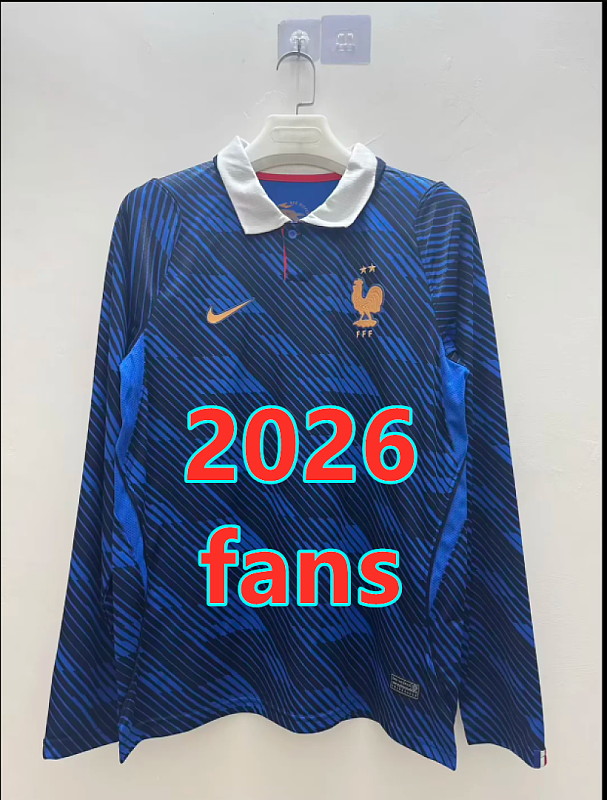 2026 France Home Fans Long 32 Teams Jersey 32 · 3