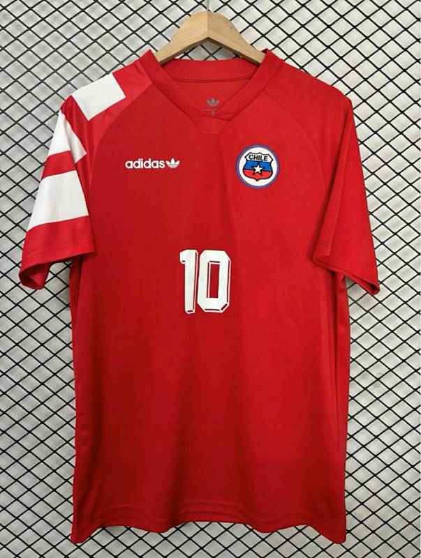 1994 Chile Home Retro Fans Version Jersey 10 · 3