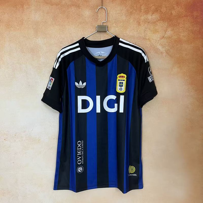 Real Oviedo Retro Special Fans Version Jersey · 4