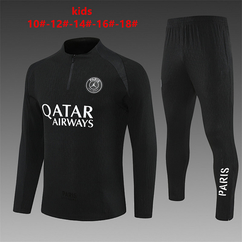 Paris Psg Kids Player Version Long Sleeve Tracksuit 10#-18# · 3