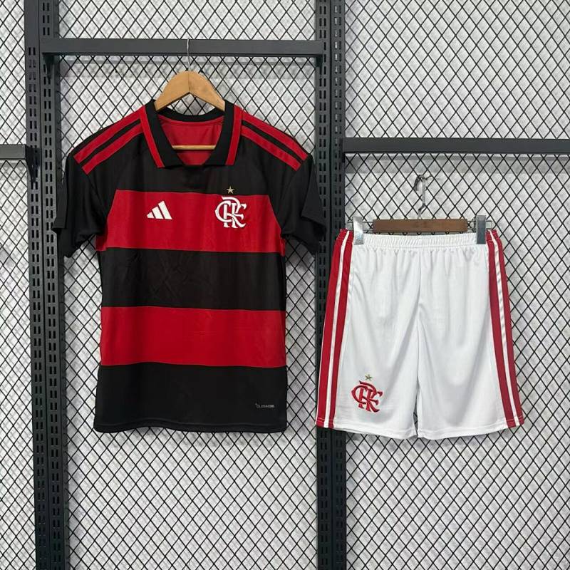 Flamengo Home Kids Jersey+shorts Kit 16#-28# · 3