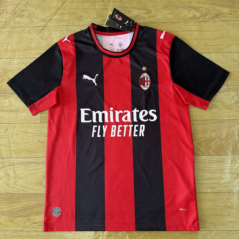 Ac Milan Home Fans Version Jersey Ac · 5