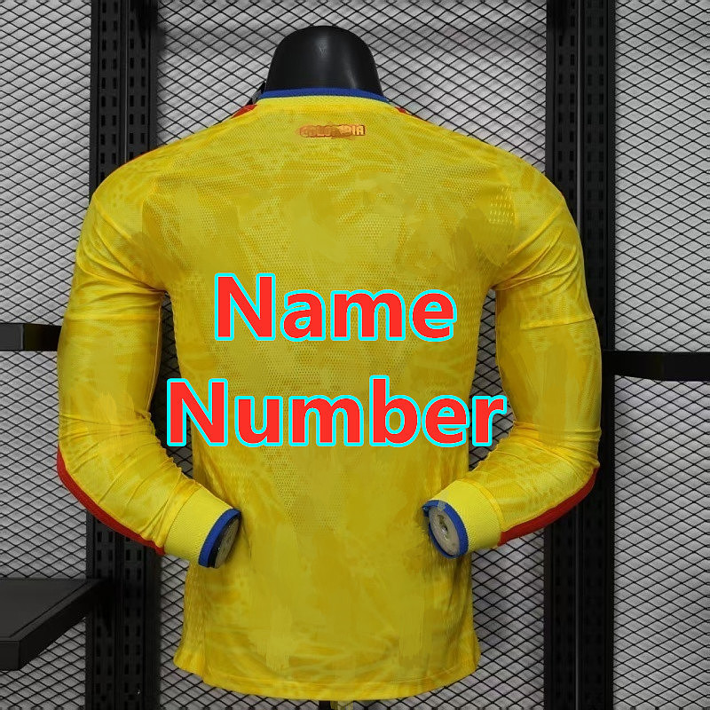 2026 Colombia Home Player Long 32 Team Jersey 32 · 5