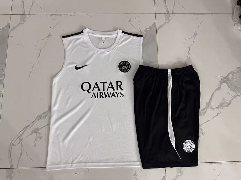 Paris Psg Short Sleeve Vest Tracksuit · 3