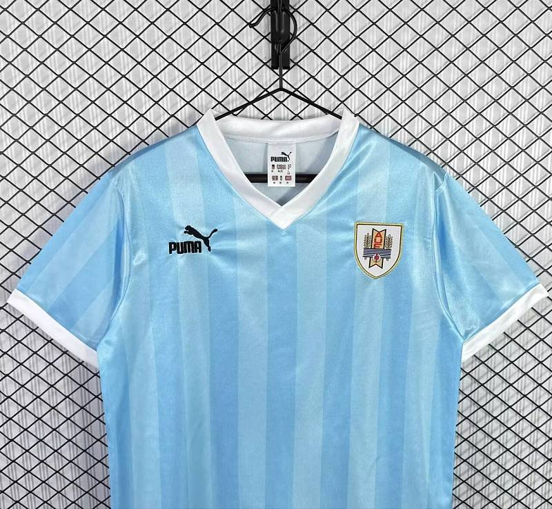 1990 Uruguay Home Retro Fans Version Jersey 4