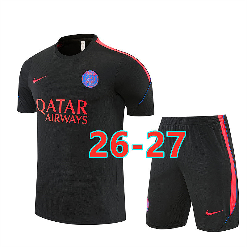 Paris Psg Short Sleeve Tracksuit