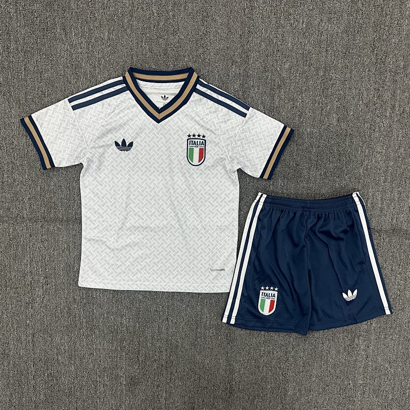 2026 Italy Away Kids Jersey+shorts Kit 16#-28# · 6
