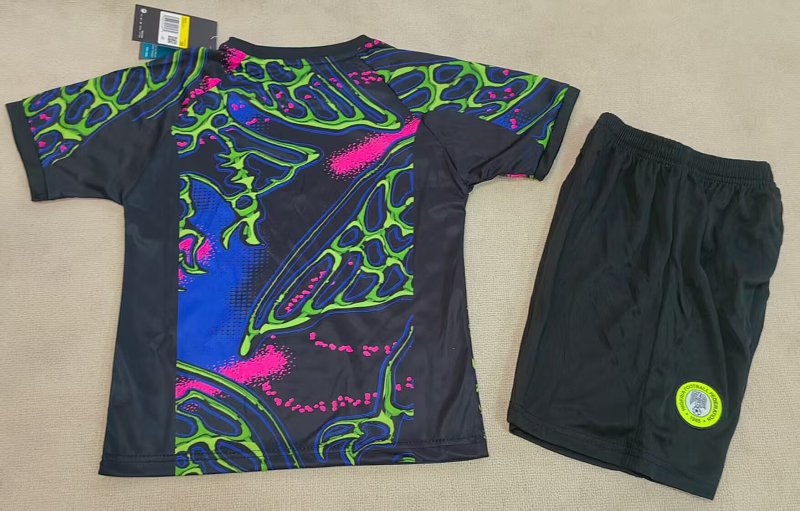 2026 Nigeria Goalkeeper Kids Jersey+shorts Kit 16#-28# · 5
