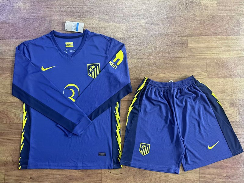 Atletico Madrid Away Fans Long Jersey+shorts Kit · 6
