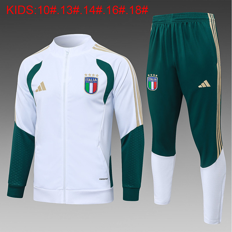 2026 Italy Kids Long Sleeve Jacket #10-#18 · 5