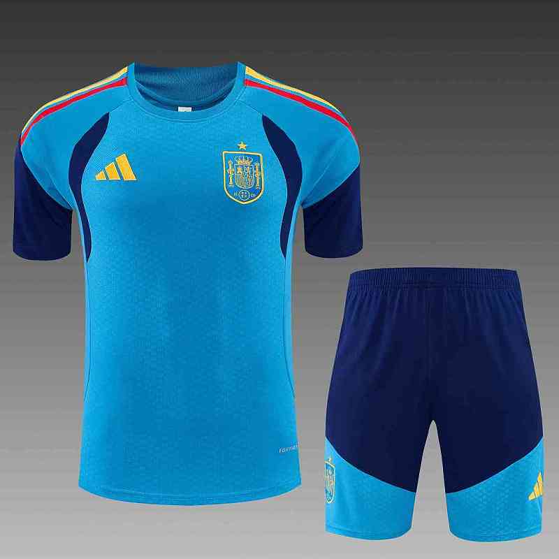 2026 Spain Kids Short Sleeve Tracksuit Kit 20#-28# · 6