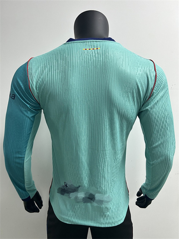 Barcelona Third Player Long Sleeve Jersey · 3