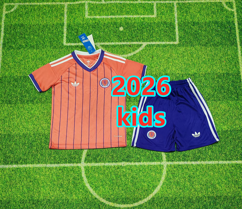 2026 Scotland Away Kids Jersey+shorts Kit 16#-28# · 2