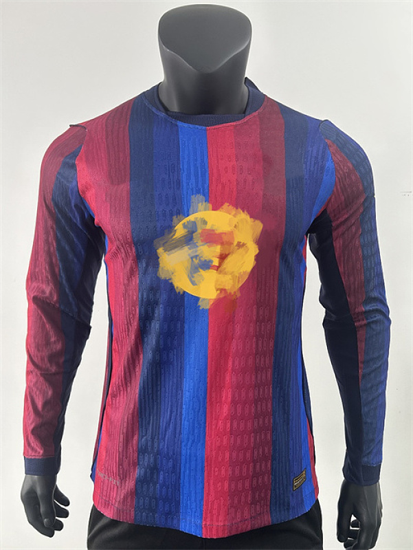 Barcelona Home Player Long Jersey 3
