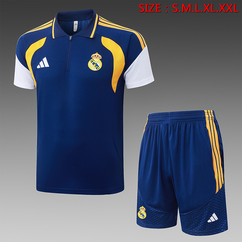 Real Madrid Polo Short Sleeve Tracksuit Polo 12