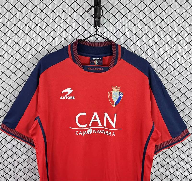 2000-01 Osasuna Home Retro Fans Version Jersey · 4