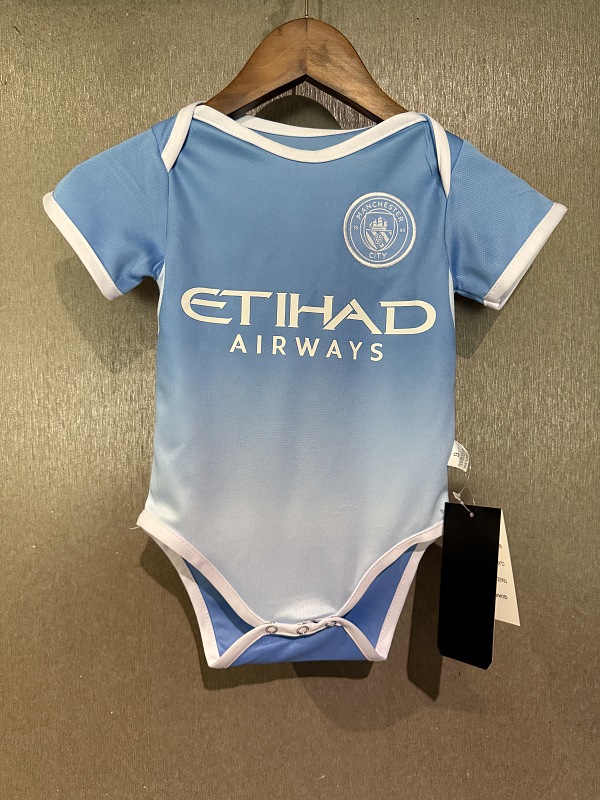 Manchester City Home Infant Jersey 9#-12# Bb · 3