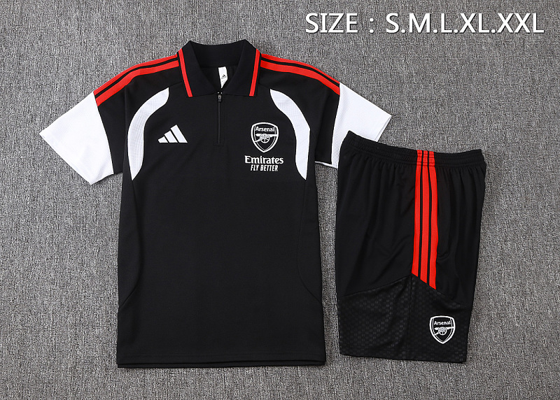 Arsenal Short Sleeve Polo Tracksuit Polo 5