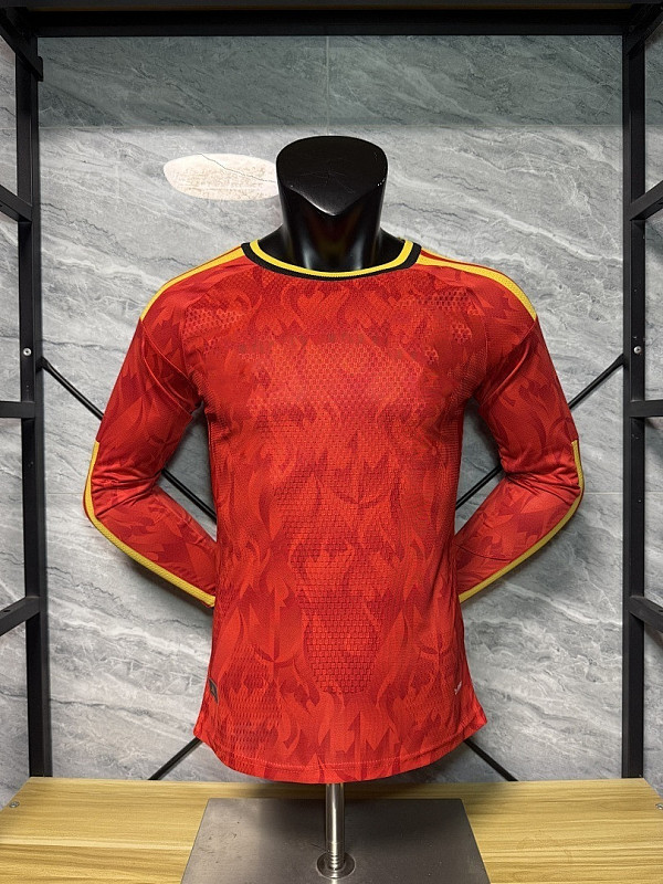 2026 Belgium Home Player Long 32 Teams Jersey 32 5