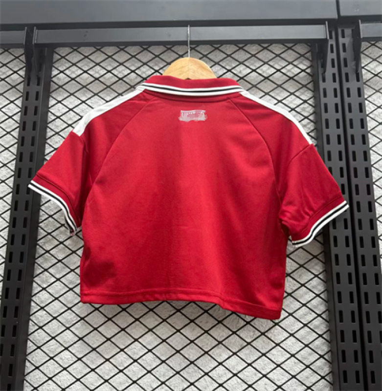 Manchester United Home Women Short Jersey